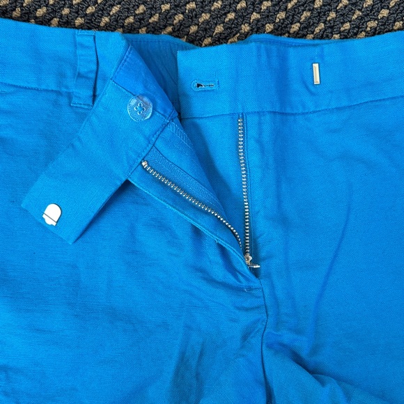 J. Crew Bright Blue Scalloped Shorts - Picture 4 of 4